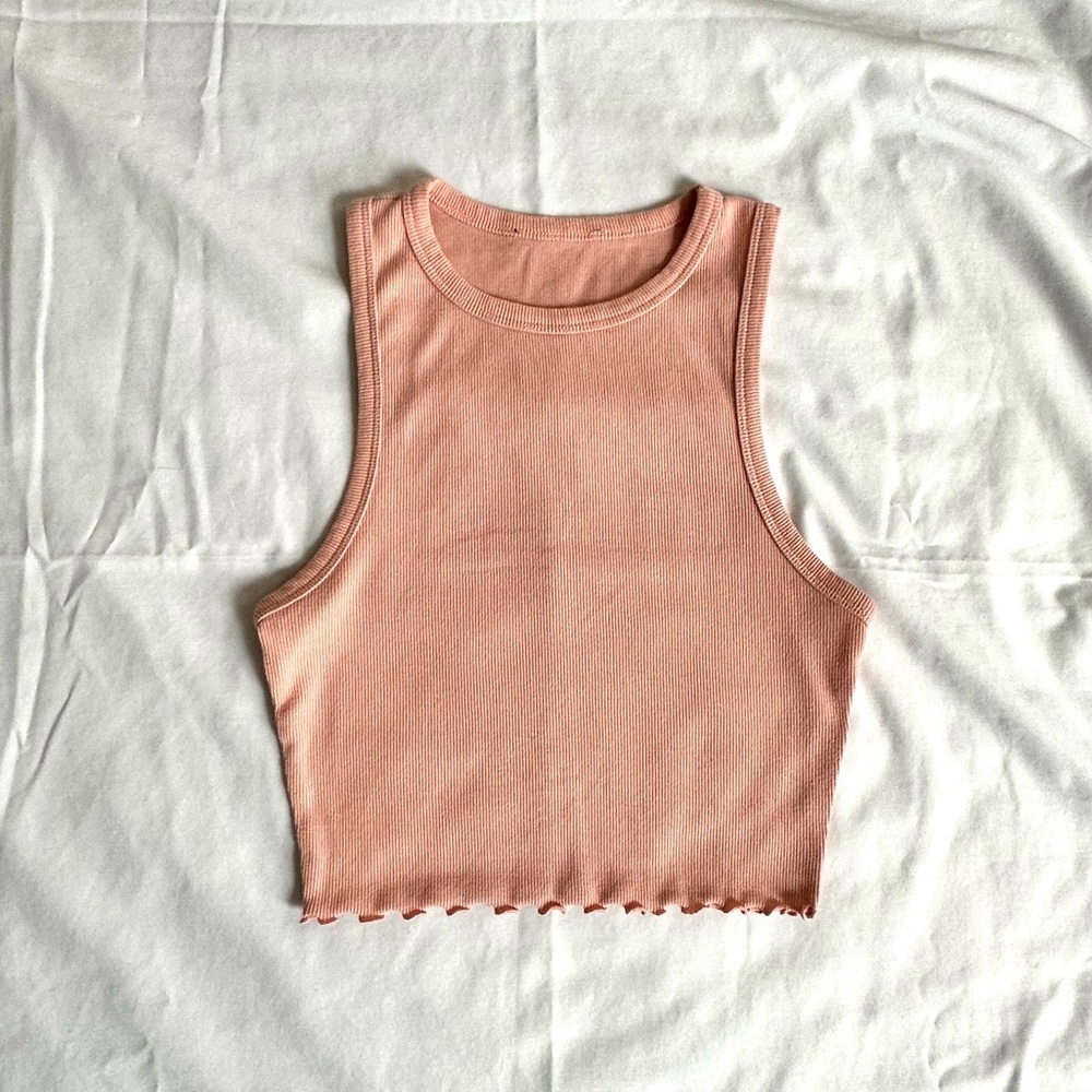 Coral Pink Tank Top